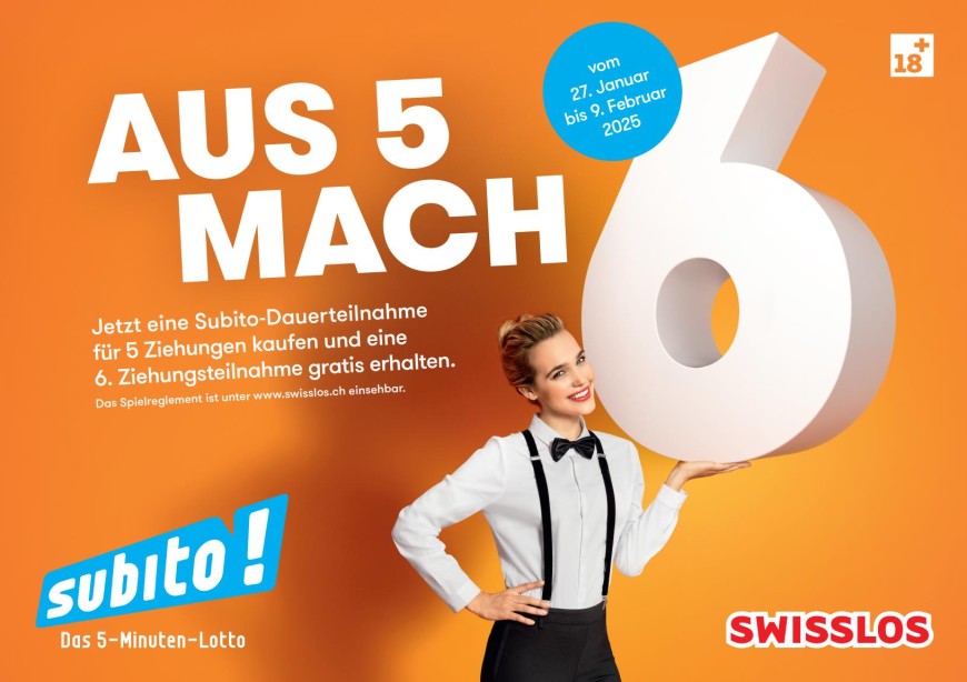 Aus 5 mach 6 2025